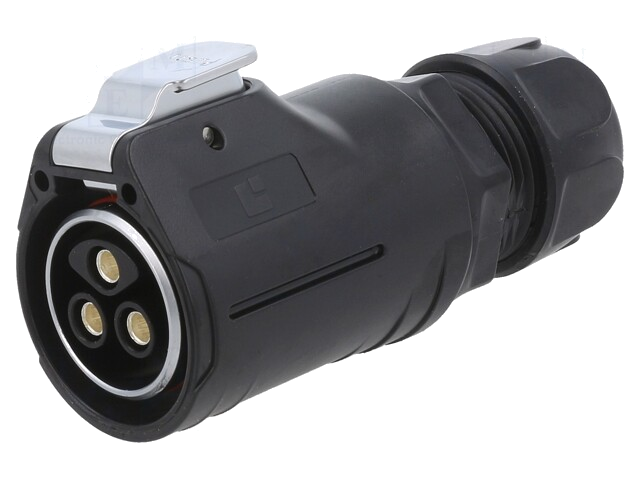 Connector: rond; stekker; maat 28; 02; vrouwelijk; PIN: 3; verguld Connector: rond; stekker; maat 28; 02; vrouwelijk; PIN: 3; verguld